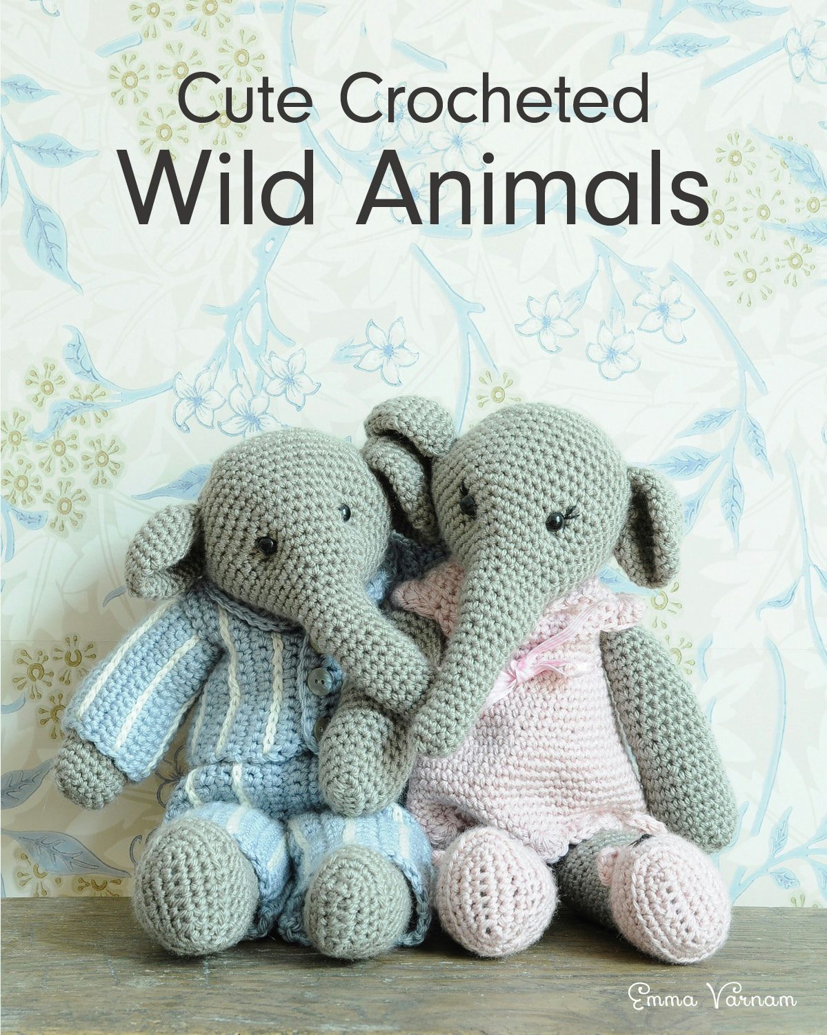 Book cover image for Cute Crocheted Wild Animals ISBN: 9781784945480